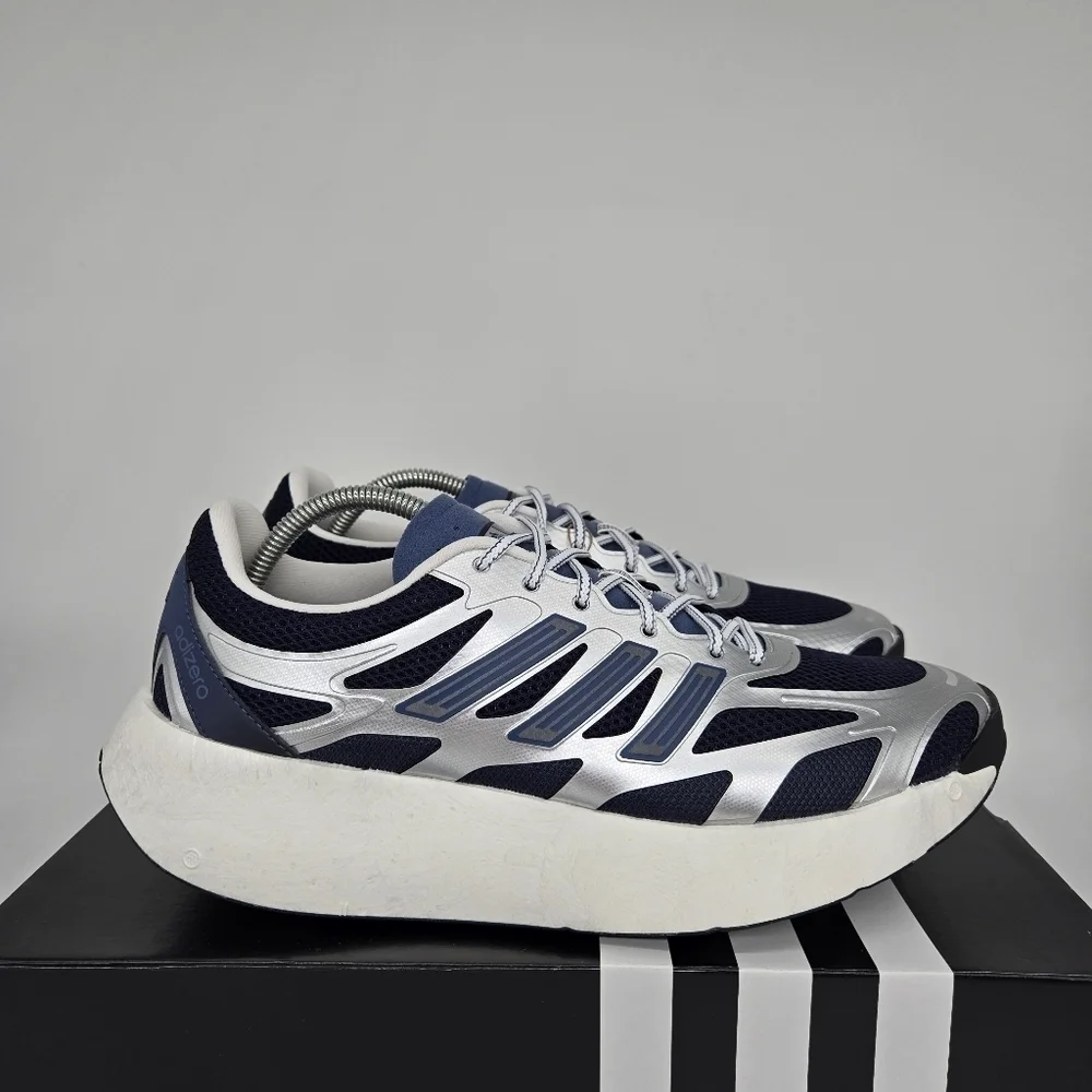 New Adidas Adizero Aruku 'Silver Metallic Legend Ink' Men's Shoes Size 10